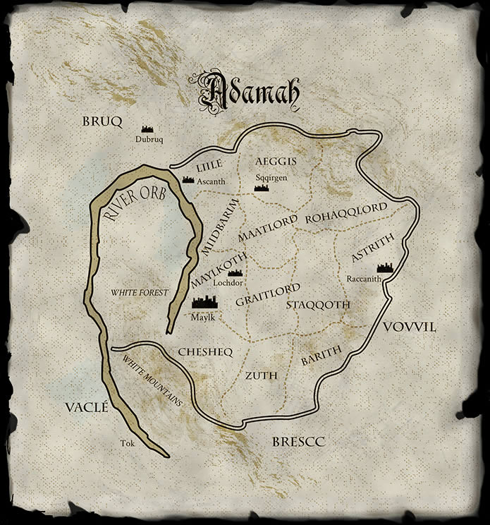 Map of Adamah